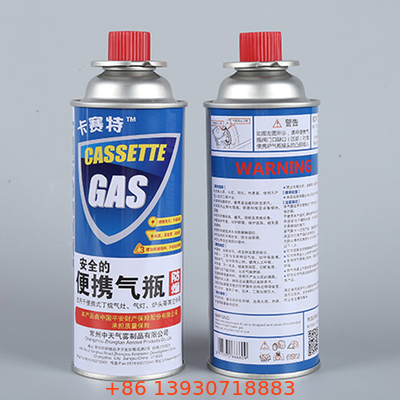CMYK 4 Colore e colore Panton Butano vaso di gas con disegno a parete dritta