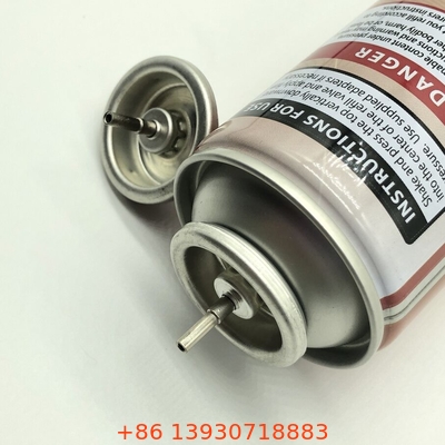 Valvola di riempimento per accendini a gas di qualità superiore con fusto metallico - ideale per l'uso esterno - resistente e affidabile