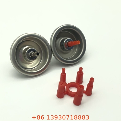 Valvola di riempimento di butano di plastica e metallo per bombole più leggere Materiale di base di plastica