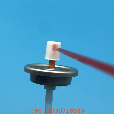 Valvola aerosol per pulitore carburatore con getto concentrato ad alta pressione, costruzione resistente agli agenti chimici e funzionamento a 360 gradi