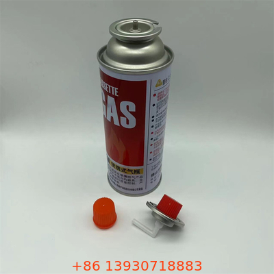 Canister di gas di butano arancione ecc. per gas più leggero e per parete dritta