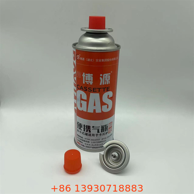 Canister di gas di butano arancione ecc. per gas più leggero e per parete dritta