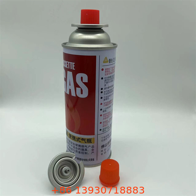 Canister di gas di butano arancione ecc. per gas più leggero e per parete dritta
