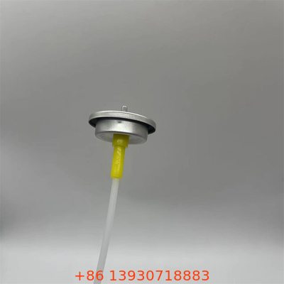 Valvola aerosol di nebbia in alluminio con campione gratuito Colore argento Compatibilità universale