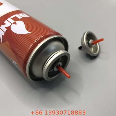 Valvola di riempimento del gas per butano universale leggero con montaggio ergonomico