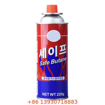 Valvola aerosol per fornello a gas butano con cappuccio rosso per picnic, campeggio e cottura su tavolo