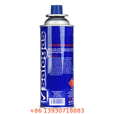 Valvola aerosol per fornello a butano con cappuccio protettivo rosso e manopola di controllo del flusso di precisione