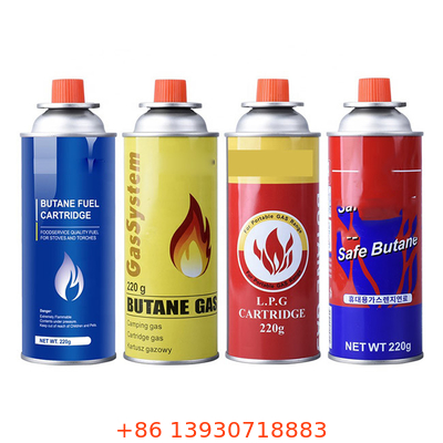 Confezione di gas butano resistente per cartucce di gas butano e uso più leggero del gas