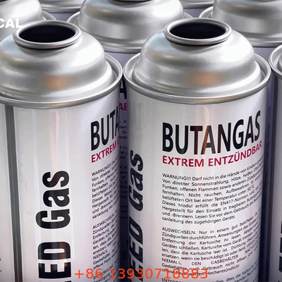 Serbatoio di gas al butano con parete dritta