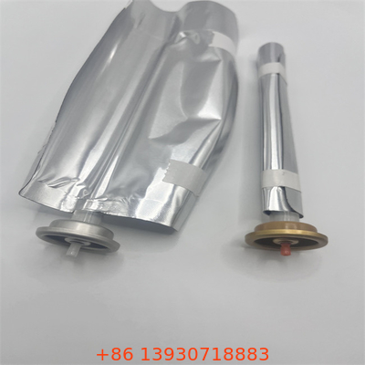 Sacchetto di cilindro in argento eco-compatibile con aerosol di valvola con sigillo anti-fuga e ampio range di temperatura