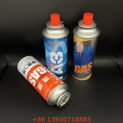 220g di contenitore di gas butano per riscaldatori portatili e stufe da campeggio.