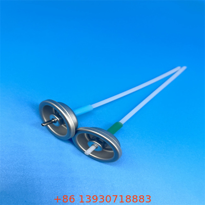 Valvola aerosol di alluminio a misura di utilizzo singolo pulsante attuatore finitura argento Tianjin campione disponibile