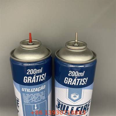 Tipo di gas compatibile per accendini di sigarette Butan Valvola di accendini di gas ricaricabile