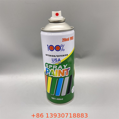 Valvola aerosol femminile in banda stagnata per vernice spray artigianale e fai da te con spruzzo a nebulizzazione fine