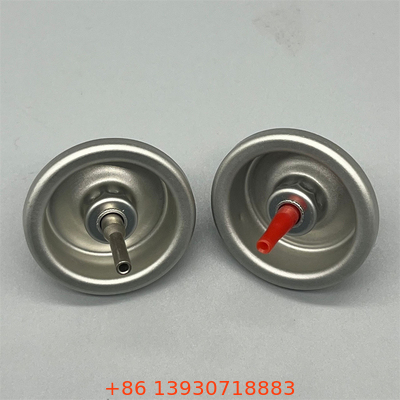 Valvola di riempimento del gas per accendini a butano durevole. Valvola aerosol efficiente per riempimento di butano. Valvola universale per accendini a gas.