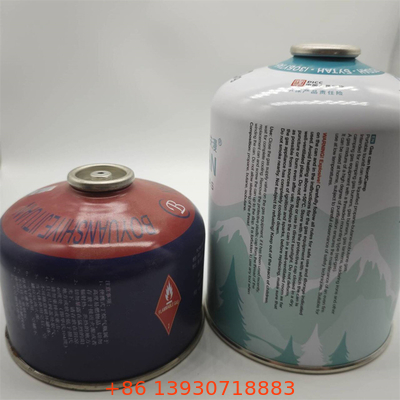 Cisterna di butano ricaricabile di 220 g per stufe da campeggio all'aperto con valvola anti-fuga