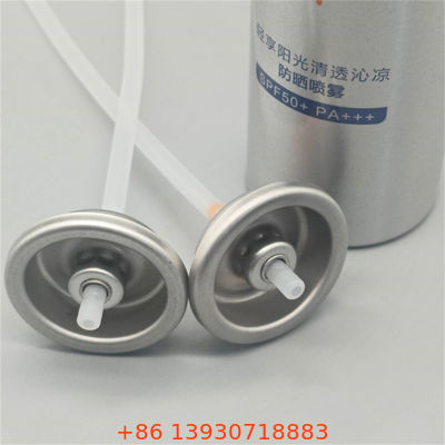 Valvola spray per protezione solare premium per imballaggi cosmetici e per la cura della persona, con spruzzo uniforme e design a prova di perdite