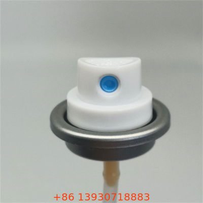 Valvola di spruzzo antitraspirante compatta conforme alla TSA con attuatore per la cura personale di dimensioni di viaggio con un design a prova di perdite stabile sotto pressione