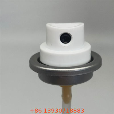 Valvola di spruzzo antitraspirante compatta conforme alla TSA con attuatore per la cura personale di dimensioni di viaggio con un design a prova di perdite stabile sotto pressione