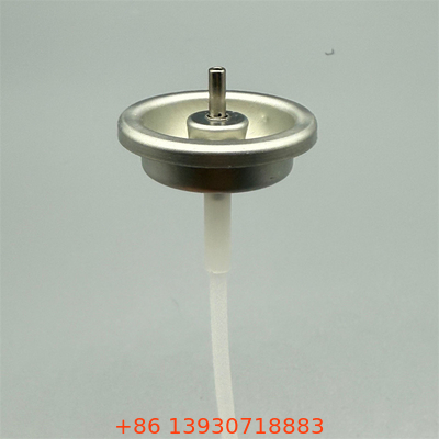 Valvola con stelo metallico da un pollice con misuratore per erogazione aerosol Controllo di precisione per bombolette spray