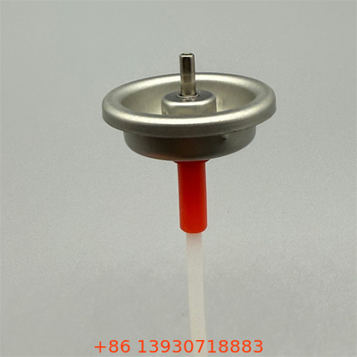 Valvola con stelo metallico da un pollice con misuratore per erogazione aerosol Controllo di precisione per bombolette spray