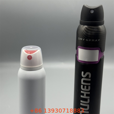 Valvola di spruzzo del corpo di deodorante di fascia alta per cosmetici di lusso con accenti metallici e tecnologia di nebbia micro-fine