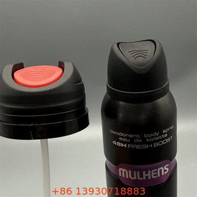 Valvola spray deodorante per il corpo robusta per cosmetici con design a prova di perdite ed ergonomico