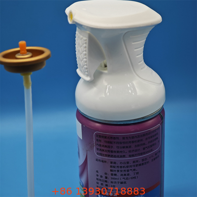 Valvola di rinfrescante d'aria a spruzzo di aerosol resistente alle vibrazioni per sistemi di cabina dei veicoli con tecnologia anti-fuga SecureFit