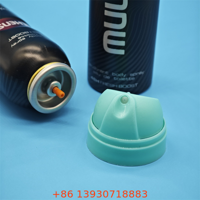 Valvola di spruzzo per il corpo di deodorante di design ecologico per marchi di cura personale sostenibili e imballaggi riciclabili con contenuto ridotto di plastica e riciclato