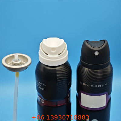 Valvola di spruzzo per il corpo di deodorante di design ecologico per marchi di cura personale sostenibili e imballaggi riciclabili con contenuto ridotto di plastica e riciclato