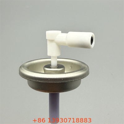 Valvole aerosol dosatrici registrate NSF H1 per lubrificanti per macchinari alimentari con design sanitario e lubrificazione non tossica.