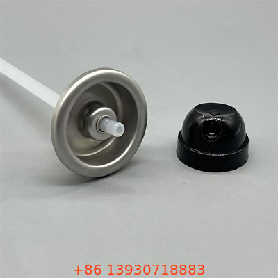 Valvola di spruzzo di deodorante superiore e attuatore di nebbia corporea per prodotti di igiene personale quotidiana per la distribuzione di aerosol senza sforzo