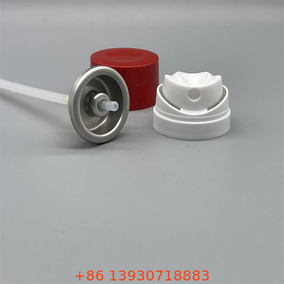 Valvola di spruzzo di deodorante in alluminio da 53 mm per l'applicazione sul corpo