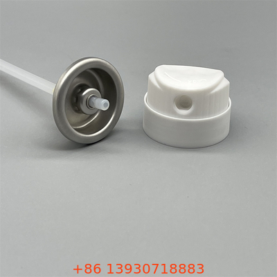 Valvola di spruzzo di deodorante in alluminio da 53 mm per l'applicazione sul corpo