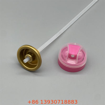 Valvola di spruzzo di deodorante superiore e attuatore di nebbia corporea per prodotti di igiene personale quotidiana per la distribuzione di aerosol senza sforzo