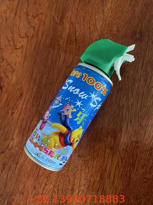 Valvola di spruzzo aerosol per neve a 4 fori a prova di perdite e attuatore ugello ad effetto invernale per spruzzo decorativo