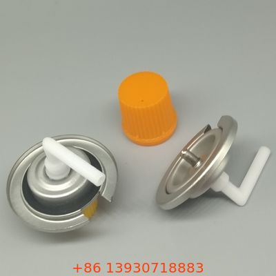 Cartuccia di gas butano con valvola e tappo per campeggio all'aperto, escursioni e stufe da picnic