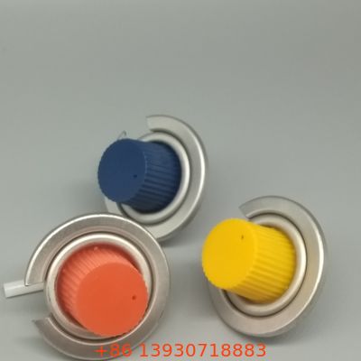 Valvola per fornello a butano da un pollice con coperchio per fornelli portatili a un bruciatore