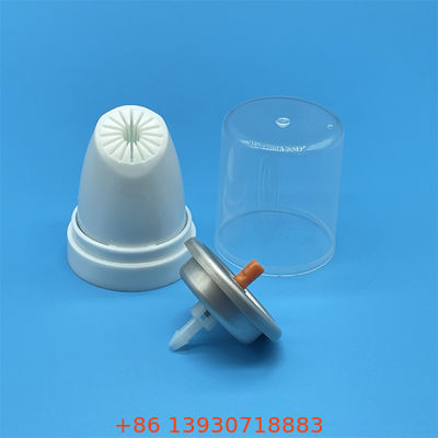 Mousse per capelli da un pollice con valvola in alluminio invertita e un'erogazione di schiuma ricca e costante