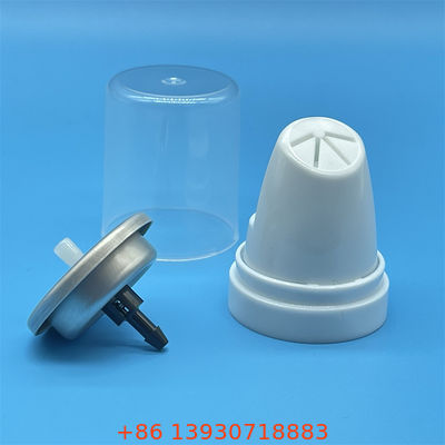 Valvola in alluminio invertita per bombolette di mousse per prodotti per la messa in piega