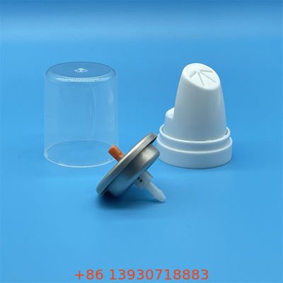 Mousse per capelli da un pollice con valvola in alluminio invertita e un'erogazione di schiuma ricca e costante