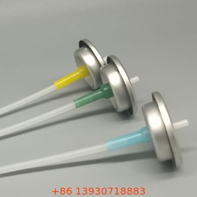 Elegante valvola aerosol dosata per spray per capelli di alta qualità con nebulizzazione fine e uscita controllata