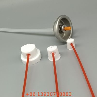 Valvola per la bombola di spruzzo per detergenti aerosol per la manutenzione automobilistica