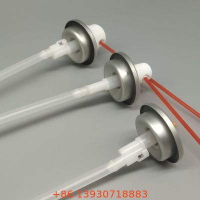 Sistema di valvole di spruzzatura 360 per lattine di aerosol per la spruzzatura a rovescio