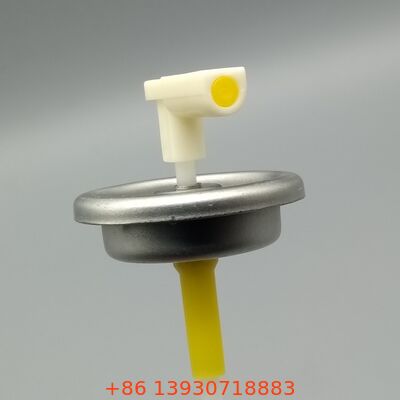 Valvola dosatrice aerosol con attuatore per spray deodorante e controllo odori