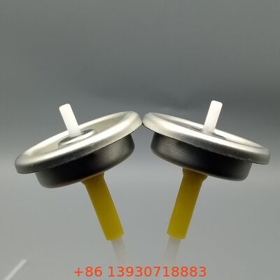 Valvola aerosol di misurazione a stelo di plastica e metallo di precisione da 1 pollice per distribuzione controllata