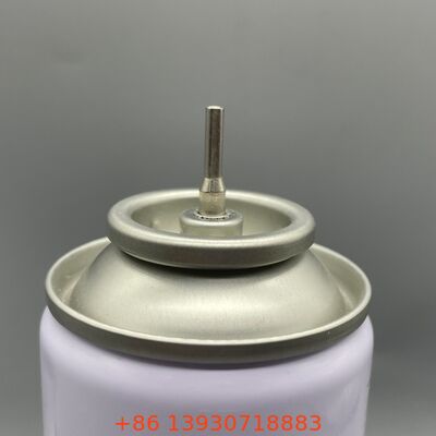 Valvola di ricarica gas per accendini con stelo in plastica e metallo da 1 pollice per aerosol a butano pressurizzato