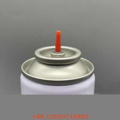 Valvola aerosol di riempimento di gas per apparecchiature di accensione di plastica e metallo per uso domestico ed esterno