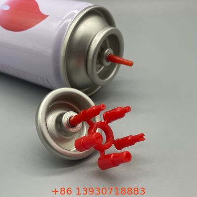 Valvola a gas per accendino compatto da un pollice per collegamenti di riscaldatori GPL portatili con leva di facile utilizzo