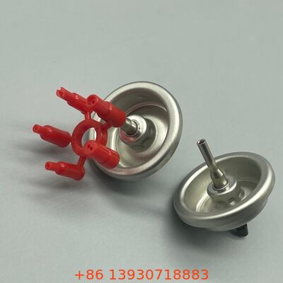 Valvola di ricarica del gas per accendini aerosol progettata per applicazioni con accendini ricaricabili